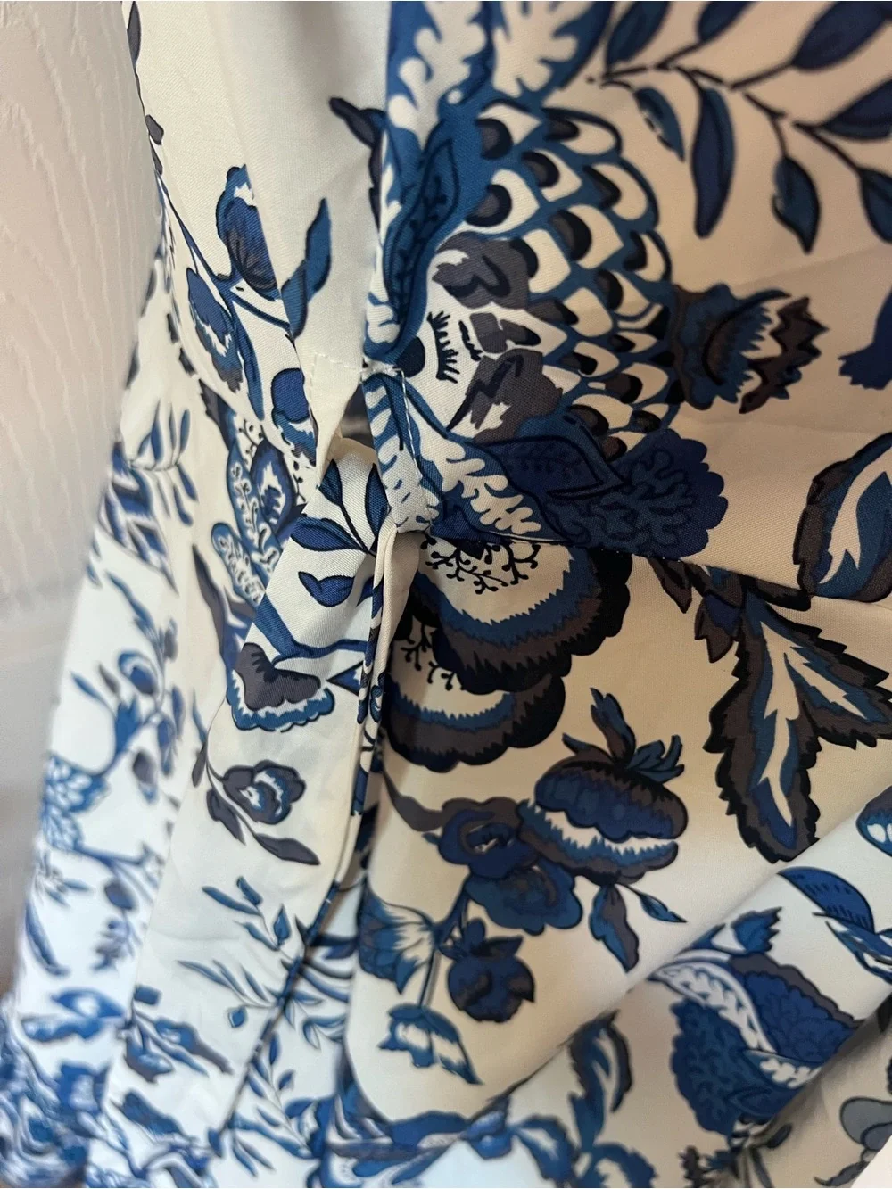 Boho Floral Print Short Sleeve Wrap V Neck Ruffle Hem A Line Dress Summer